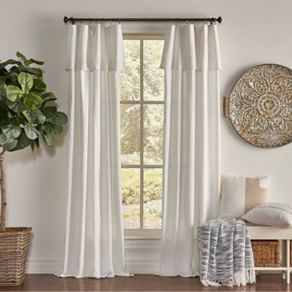 Mercatile Other - Mercantile Drop Cloth Light Filtering Ring Top Tab Farmhouse Curtain Pan…